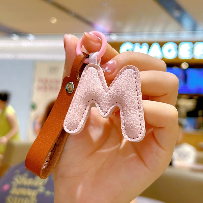 A to Z PU Leather Initial Lett - đánh giá và giá Monogram Keychain Leather
