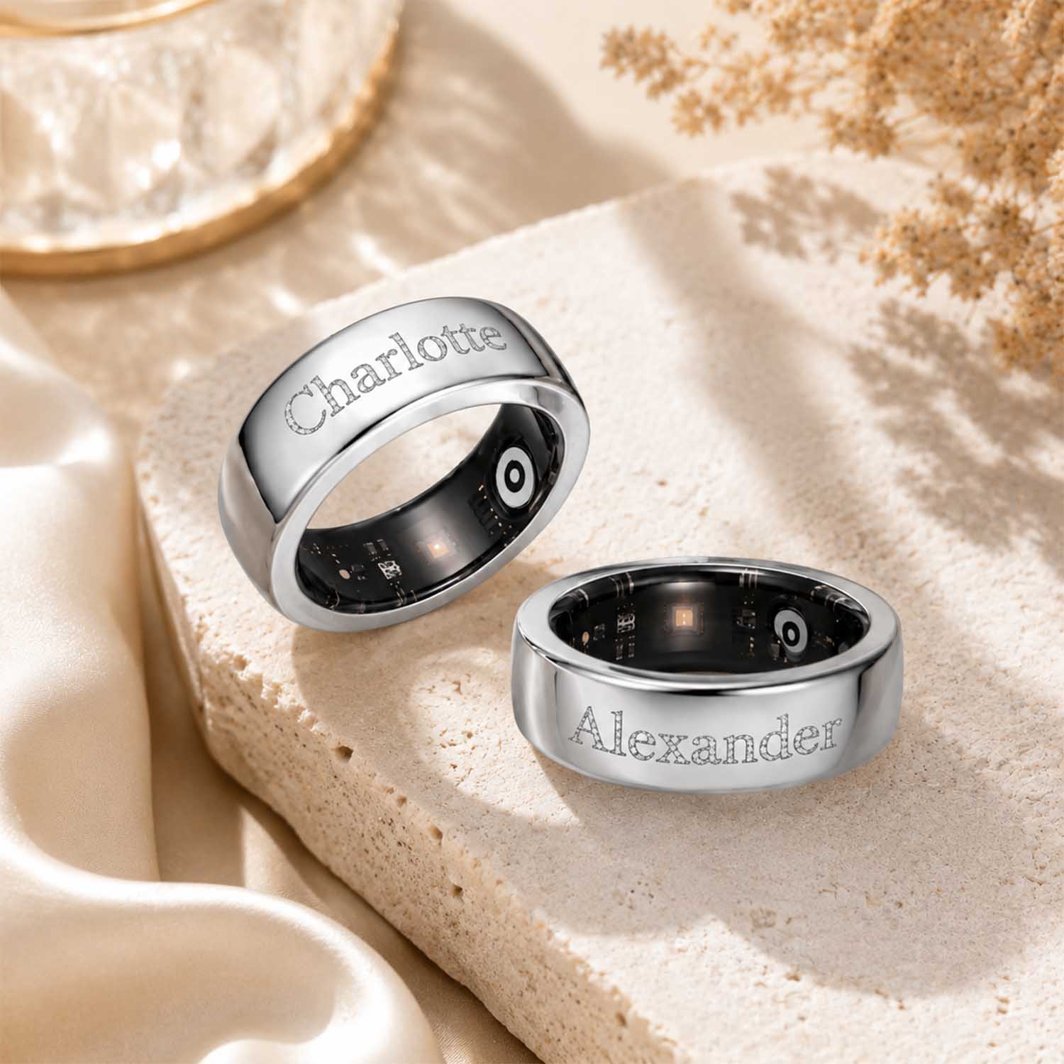Qitian Custom Diamond Name Sma - đánh giá và giá Initial Ring Custom