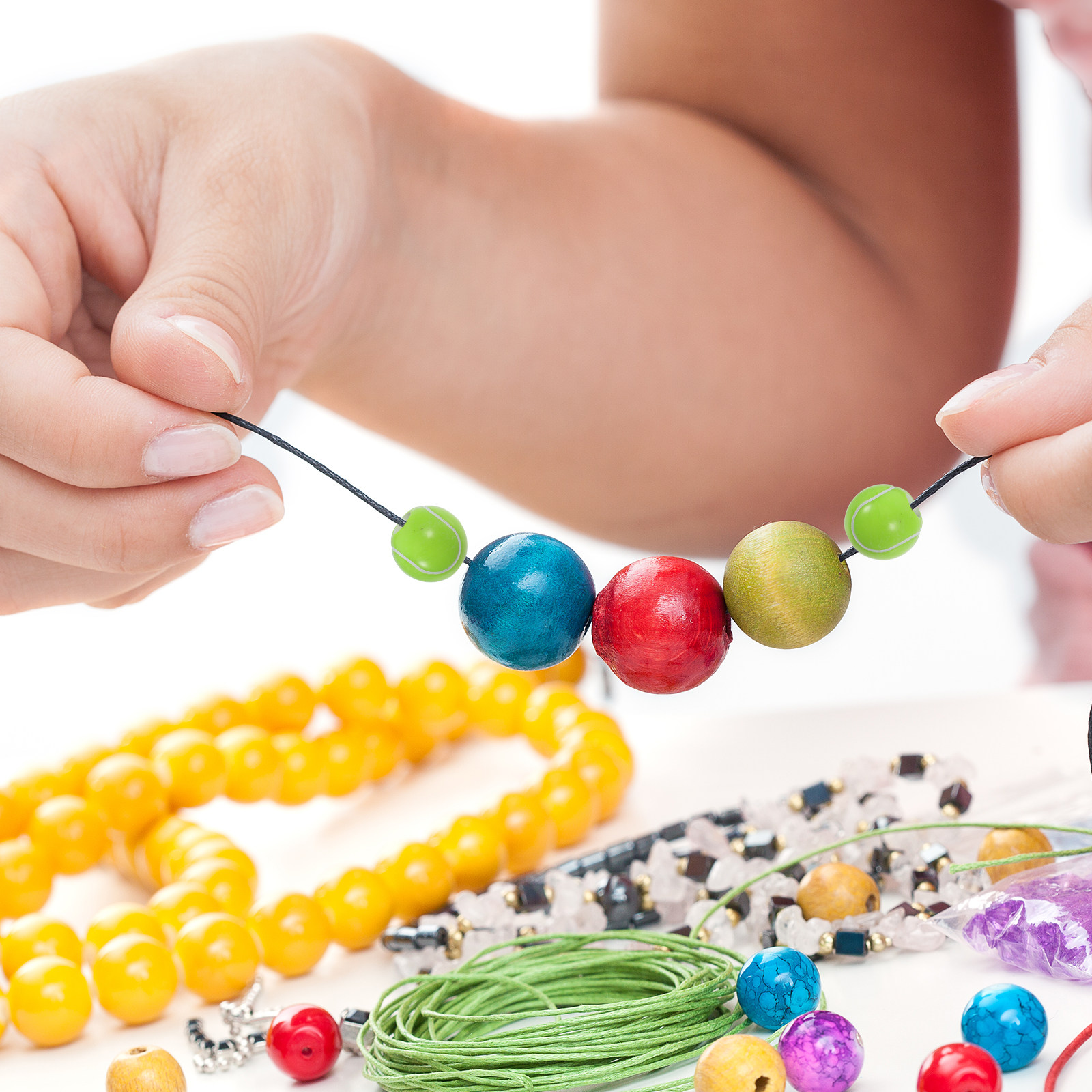 100Pcs Tennis Beads DIY Bracel - đánh giá và giá Coordinates Bracelet